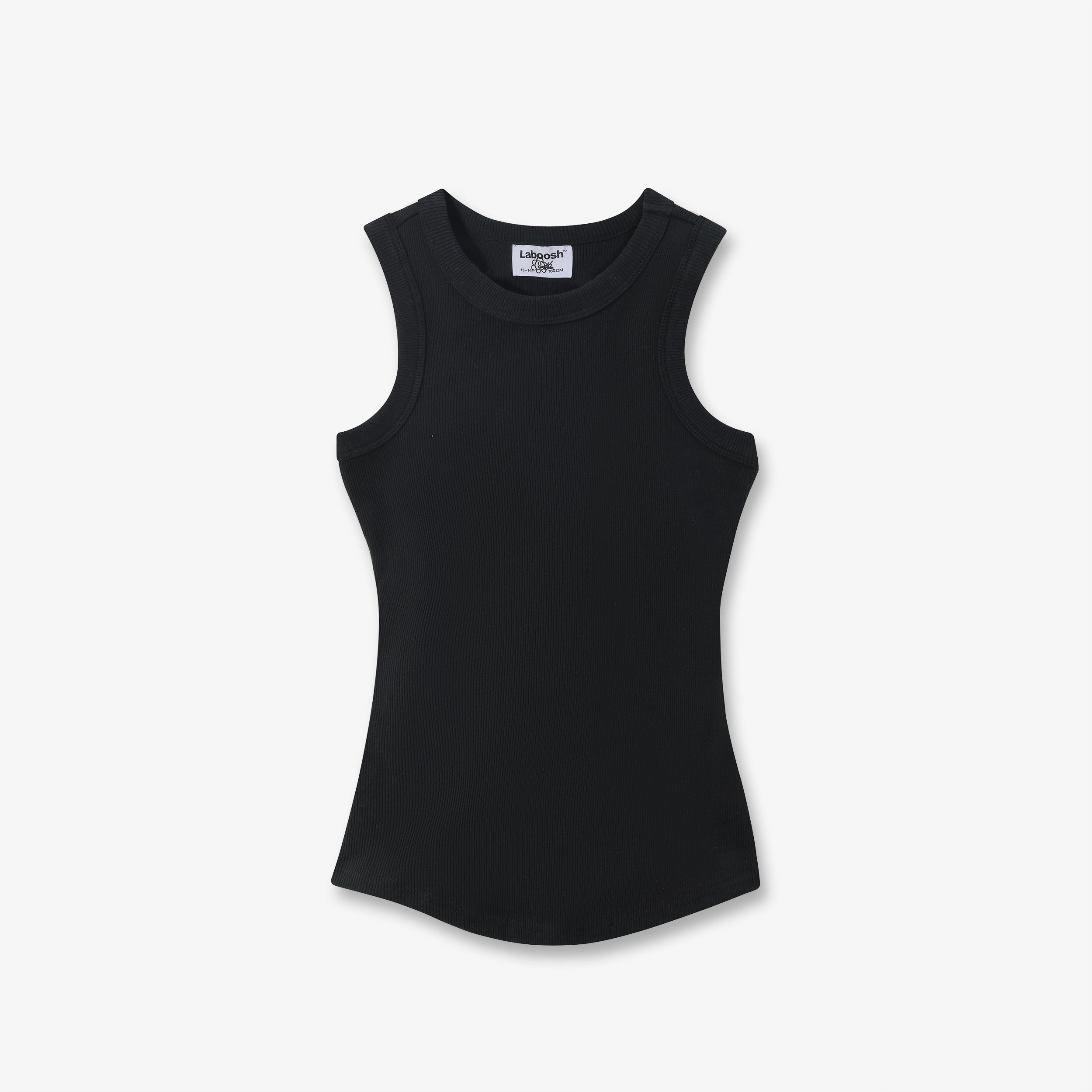 SPORTLICHES, GERIPPTES TANKTOP AUS BAUMWOLLE