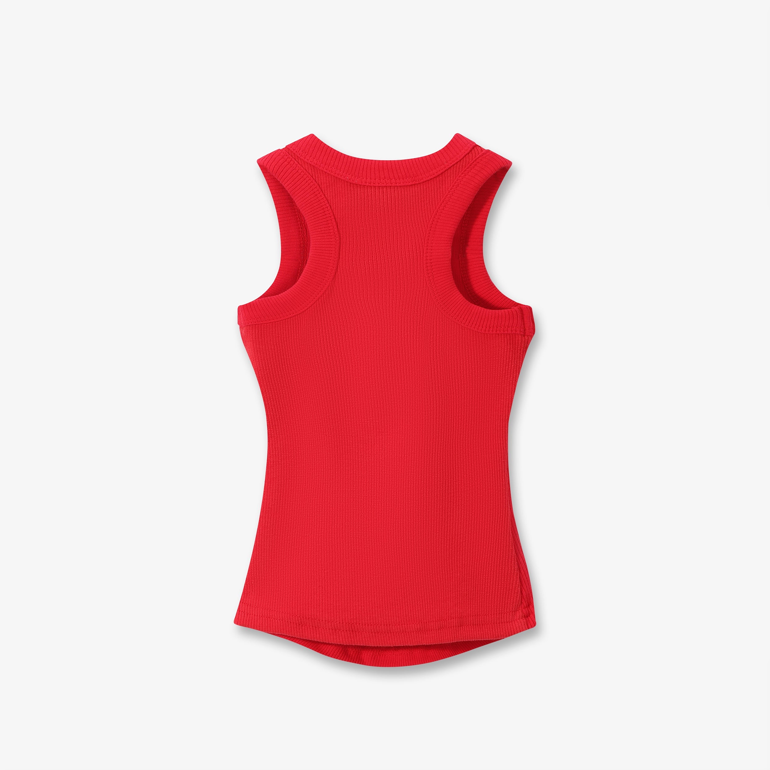 SPORTLICHES, GERIPPTES TANKTOP AUS BAUMWOLLE