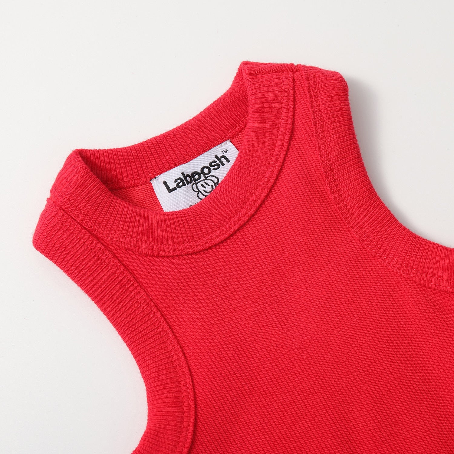 SPORTY COTTON RIBBED TANK TOP