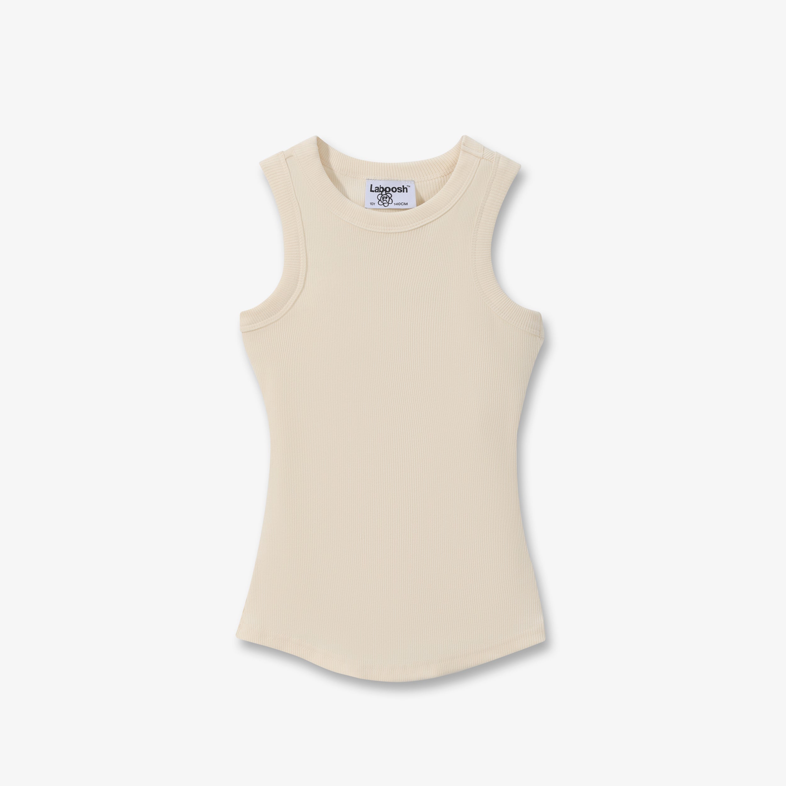 SPORTLICHES, GERIPPTES TANKTOP AUS BAUMWOLLE