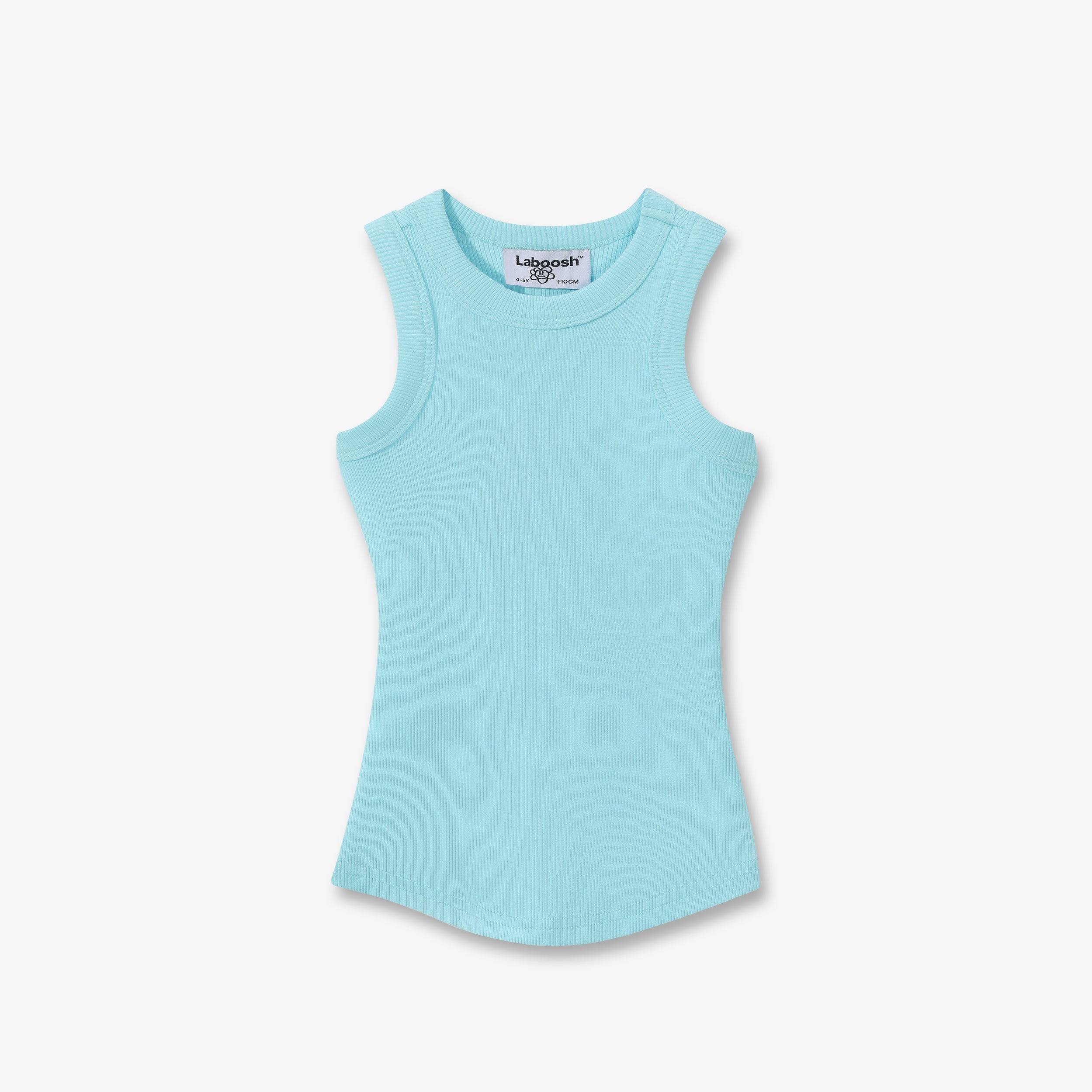 SPORTLICHES, GERIPPTES TANKTOP AUS BAUMWOLLE