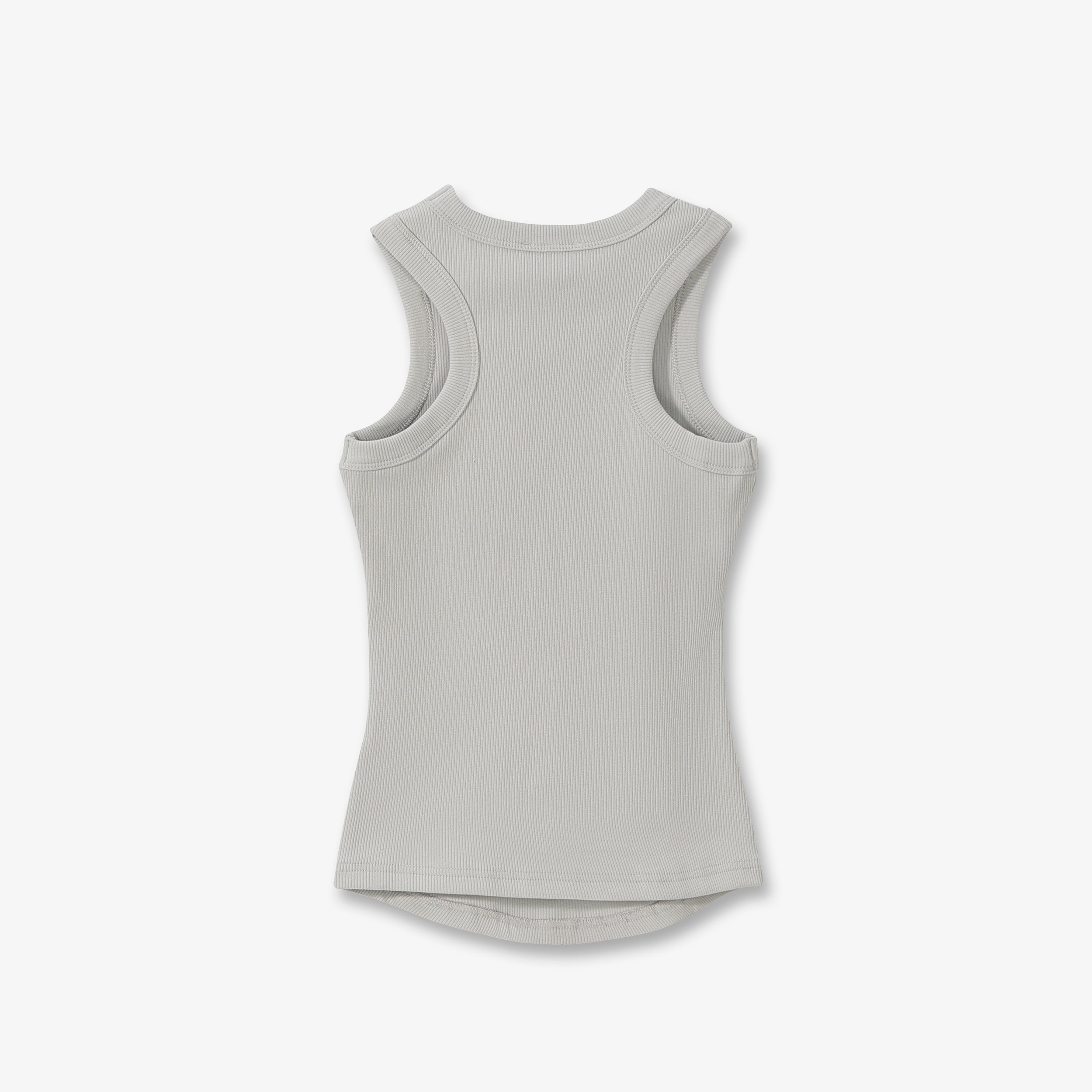 SPORTLICHES, GERIPPTES TANKTOP AUS BAUMWOLLE