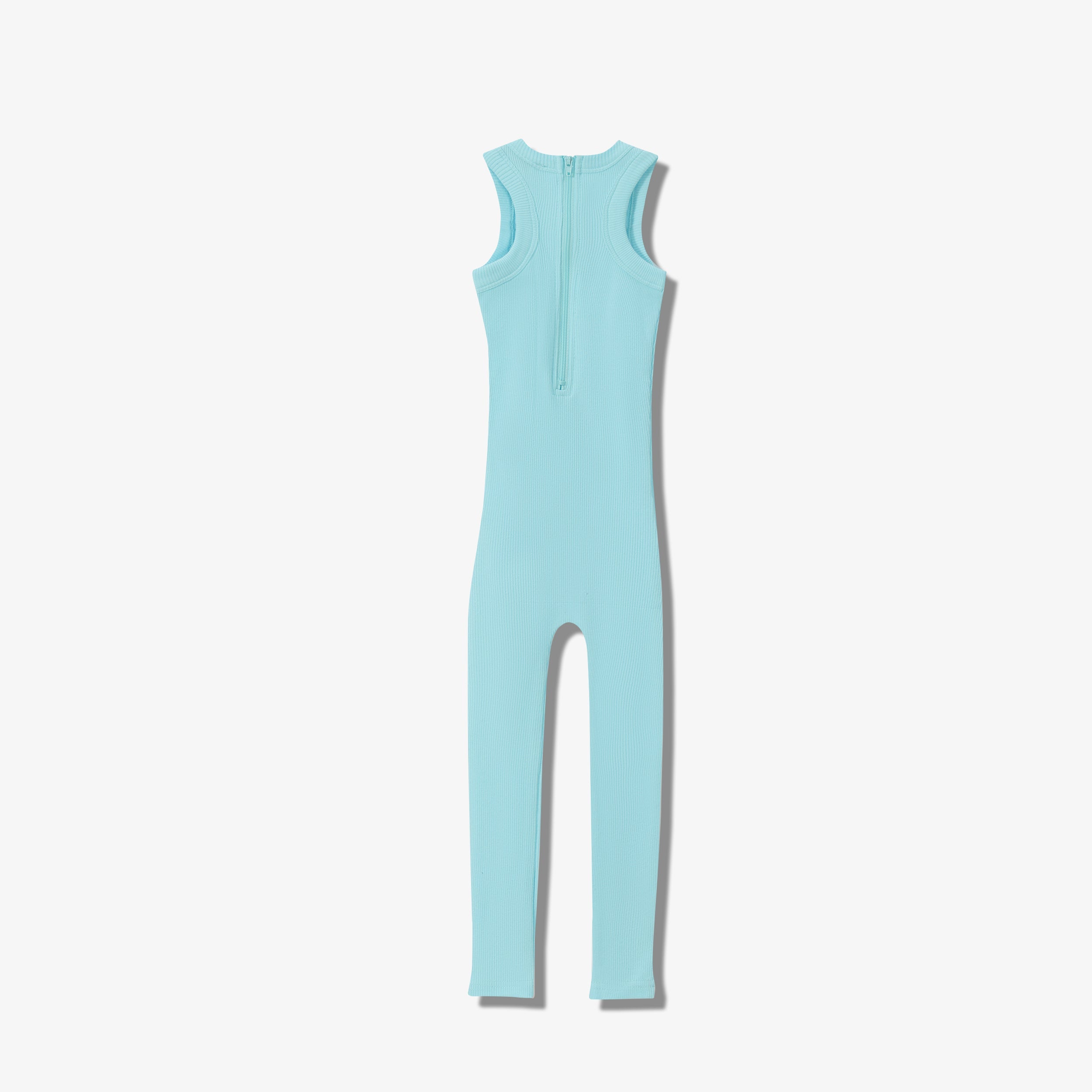 SPORTY COTTON RIBBED ONESIE  LONG