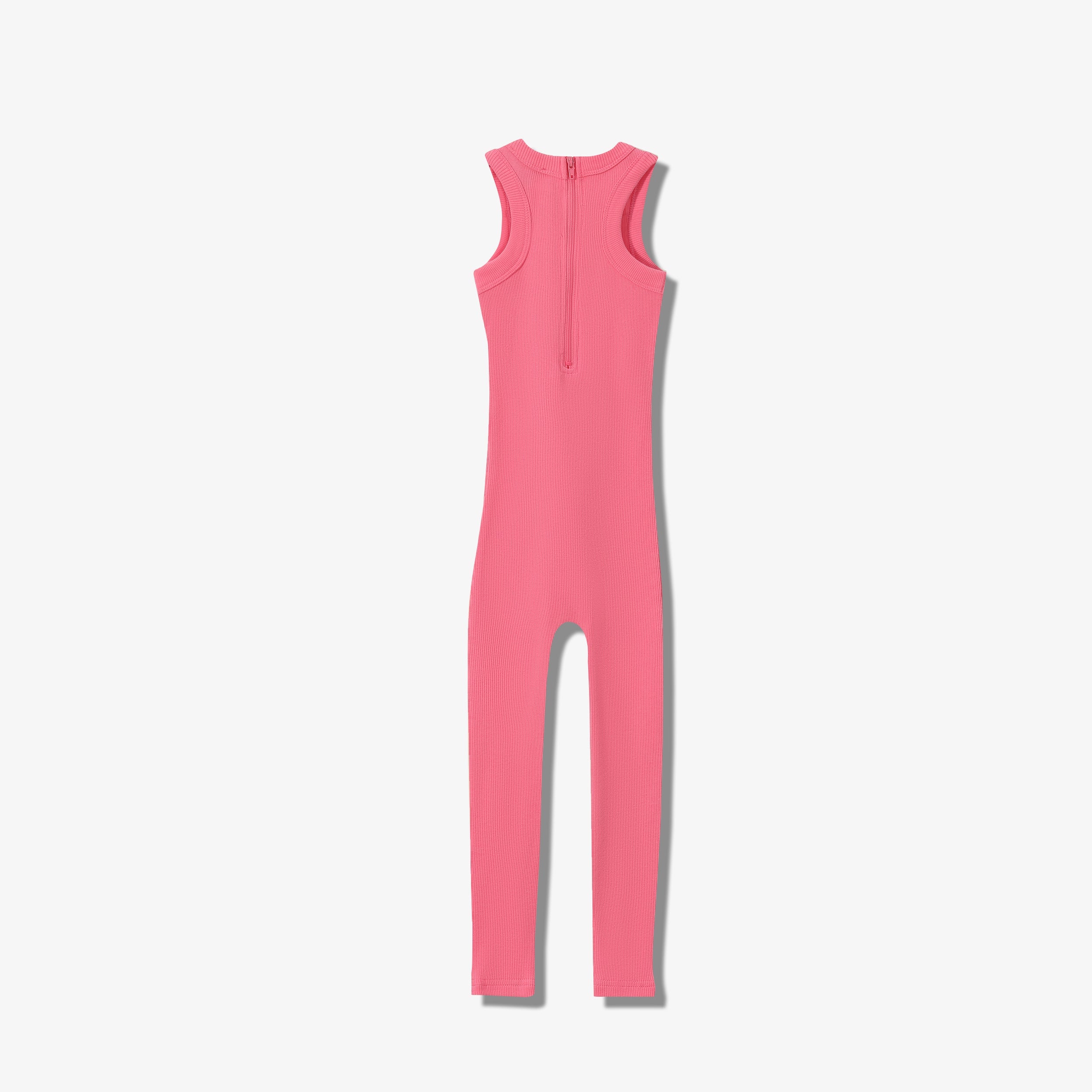 SPORTY COTTON RIBBED ONESIE  LONG