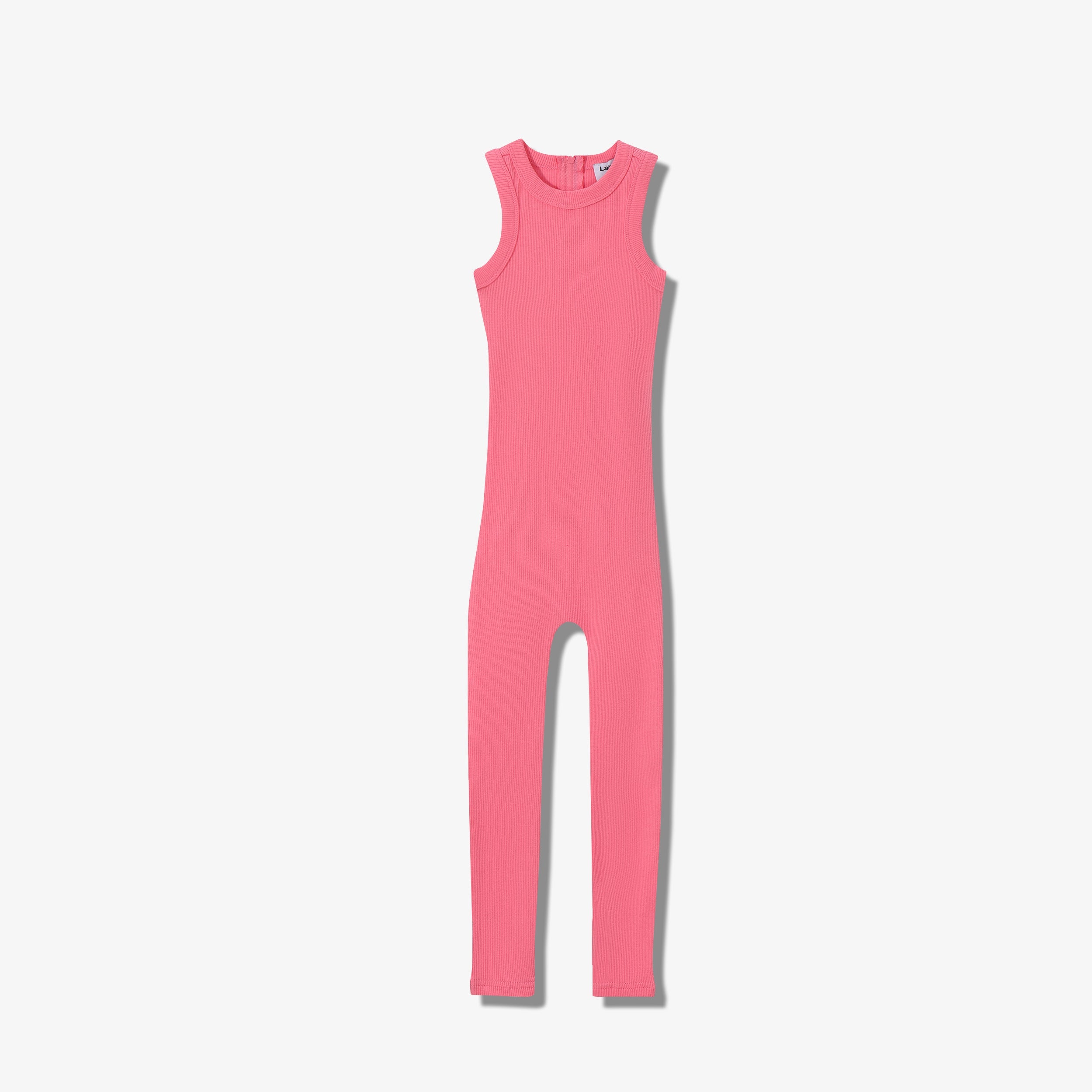 SPORTY COTTON RIBBED ONESIE  LONG